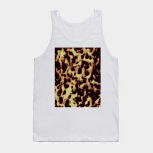 Coffee and Creme Caramel Tortoise Shell Tank Top